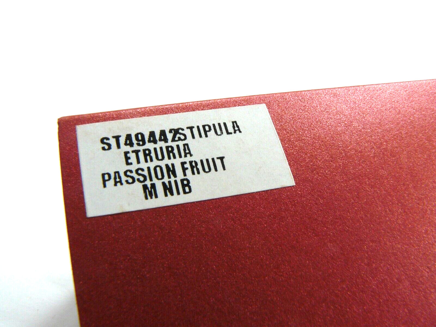STIPULA ETRURIA PASSION FRUIT LIM. EDITION FOUNTAIN PEN MEDIUM 18K NIB NEW -BOX